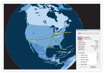 The Barracuda CloudGen Firewall Control Center provides centralized, real-time monitoring of all the firewalls across the enterprise.